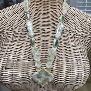 Weird homemade tile necklace